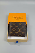 Louis Vuitton Monogram Canvas Bifold Wallet — Brown